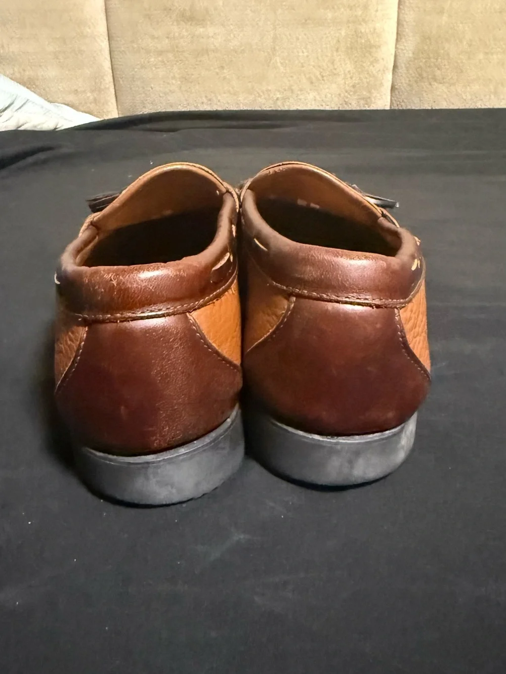Leather tassel loafer, Allen Edmonds Nashua